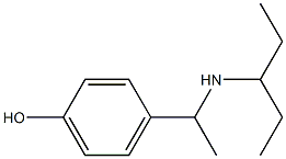 4-[1-(pentan-3-ylamino)ethyl]phenol