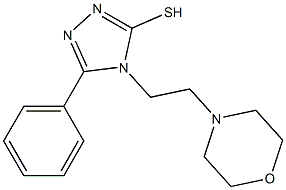 4-[2-(morpholin-4-yl)ethyl]-5-phenyl-4H-1,2,4-triazole-3-thiol Structure