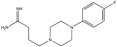 4-[4-(4-fluorophenyl)piperazin-1-yl]butanimidamide