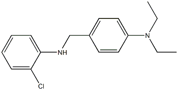 4-{[(2-chlorophenyl)amino]methyl}-N,N-diethylaniline Structure