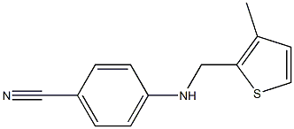 4-{[(3-methylthiophen-2-yl)methyl]amino}benzonitrile
