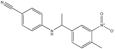 4-{[1-(4-methyl-3-nitrophenyl)ethyl]amino}benzonitrile