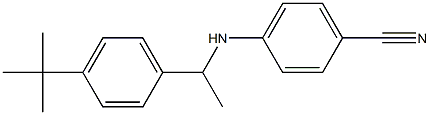 4-{[1-(4-tert-butylphenyl)ethyl]amino}benzonitrile