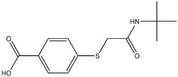 4-{[2-(tert-butylamino)-2-oxoethyl]thio}benzoic acid