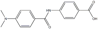 4-{[4-(dimethylamino)benzoyl]amino}benzoic acid Structure