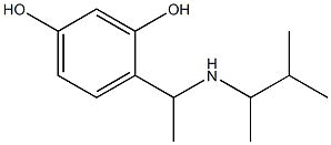 4-{1-[(3-methylbutan-2-yl)amino]ethyl}benzene-1,3-diol