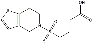 4-{4H,5H,6H,7H-thieno[3,2-c]pyridine-5-sulfonyl}butanoic acid|