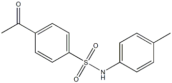 4-acetyl-N-(4-methylphenyl)benzene-1-sulfonamide