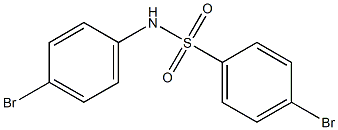 4-bromo-N-(4-bromophenyl)benzene-1-sulfonamide Structure