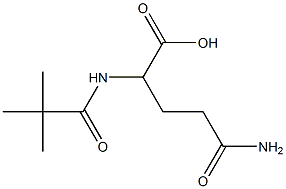 4-carbamoyl-2-(2,2-dimethylpropanamido)butanoic acid