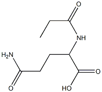4-carbamoyl-2-propanamidobutanoic acid