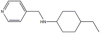 4-ethyl-N-(pyridin-4-ylmethyl)cyclohexan-1-amine Structure