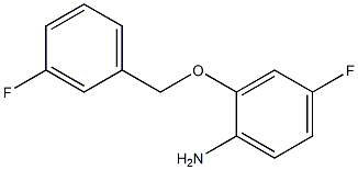 4-fluoro-2-[(3-fluorobenzyl)oxy]aniline