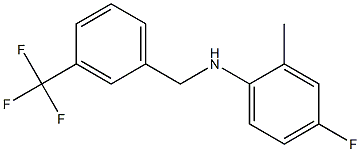 4-fluoro-2-methyl-N-{[3-(trifluoromethyl)phenyl]methyl}aniline