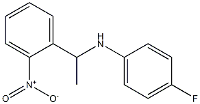 4-fluoro-N-[1-(2-nitrophenyl)ethyl]aniline