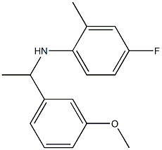 4-fluoro-N-[1-(3-methoxyphenyl)ethyl]-2-methylaniline