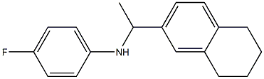 4-fluoro-N-[1-(5,6,7,8-tetrahydronaphthalen-2-yl)ethyl]aniline Structure