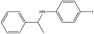 4-iodo-N-(1-phenylethyl)aniline Structure