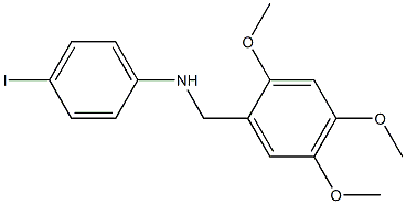 4-iodo-N-[(2,4,5-trimethoxyphenyl)methyl]aniline