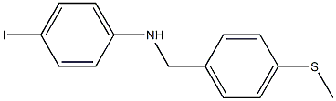 4-iodo-N-{[4-(methylsulfanyl)phenyl]methyl}aniline