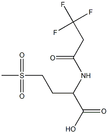 4-methanesulfonyl-2-(3,3,3-trifluoropropanamido)butanoic acid Structure