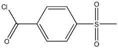 4-methanesulfonylbenzoyl chloride 化学構造式