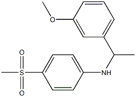 4-methanesulfonyl-N-[1-(3-methoxyphenyl)ethyl]aniline