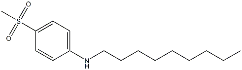 4-methanesulfonyl-N-nonylaniline 结构式