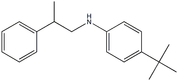 4-tert-butyl-N-(2-phenylpropyl)aniline Structure