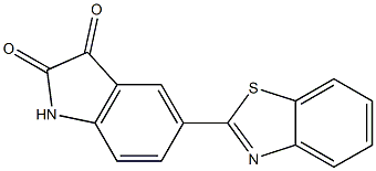 5-(1,3-benzothiazol-2-yl)-1H-indole-2,3-dione