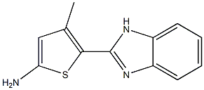5-(1H-1,3-benzodiazol-2-yl)-4-methylthiophen-2-amine Struktur