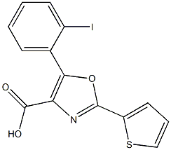 5-(2-iodophenyl)-2-thien-2-yl-1,3-oxazole-4-carboxylic acid