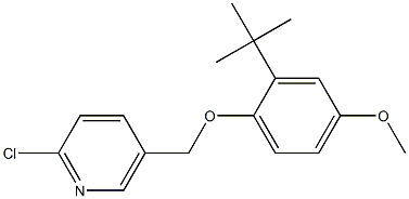  5-(2-tert-butyl-4-methoxyphenoxymethyl)-2-chloropyridine