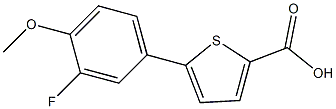 5-(3-fluoro-4-methoxyphenyl)thiophene-2-carboxylic acid
