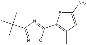 5-(3-tert-butyl-1,2,4-oxadiazol-5-yl)-4-methylthiophen-2-amine