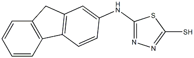 5-(9H-fluoren-2-ylamino)-1,3,4-thiadiazole-2-thiol Structure