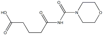 5-(morpholin-4-ylcarbonylamino)-5-oxopentanoic acid Structure