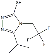 5-(propan-2-yl)-4-(2,2,2-trifluoroethyl)-4H-1,2,4-triazole-3-thiol