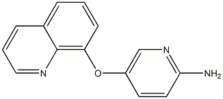 5-(quinolin-8-yloxy)pyridin-2-amine Structure