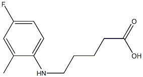 5-[(4-fluoro-2-methylphenyl)amino]pentanoic acid