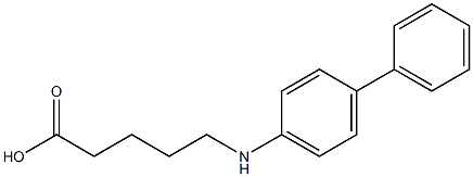5-[(4-phenylphenyl)amino]pentanoic acid