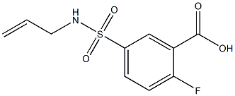 5-[(allylamino)sulfonyl]-2-fluorobenzoic acid Structure