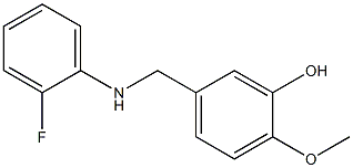 5-{[(2-fluorophenyl)amino]methyl}-2-methoxyphenol