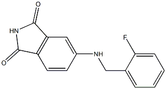 5-{[(2-fluorophenyl)methyl]amino}-2,3-dihydro-1H-isoindole-1,3-dione Structure