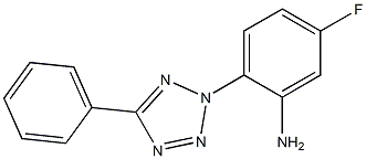 5-fluoro-2-(5-phenyl-2H-1,2,3,4-tetrazol-2-yl)aniline Structure