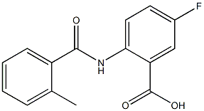 5-fluoro-2-[(2-methylbenzene)amido]benzoic acid