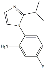 5-fluoro-2-[2-(propan-2-yl)-1H-imidazol-1-yl]aniline Struktur