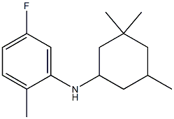 5-fluoro-2-methyl-N-(3,3,5-trimethylcyclohexyl)aniline