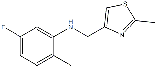 5-fluoro-2-methyl-N-[(2-methyl-1,3-thiazol-4-yl)methyl]aniline|