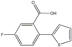 5-fluoro-2-thien-2-ylbenzoic acid Structure